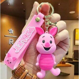 DISNEY Piglet Keychain Key Fob (BRAND-NEW &‎ SO ADORABLE!)